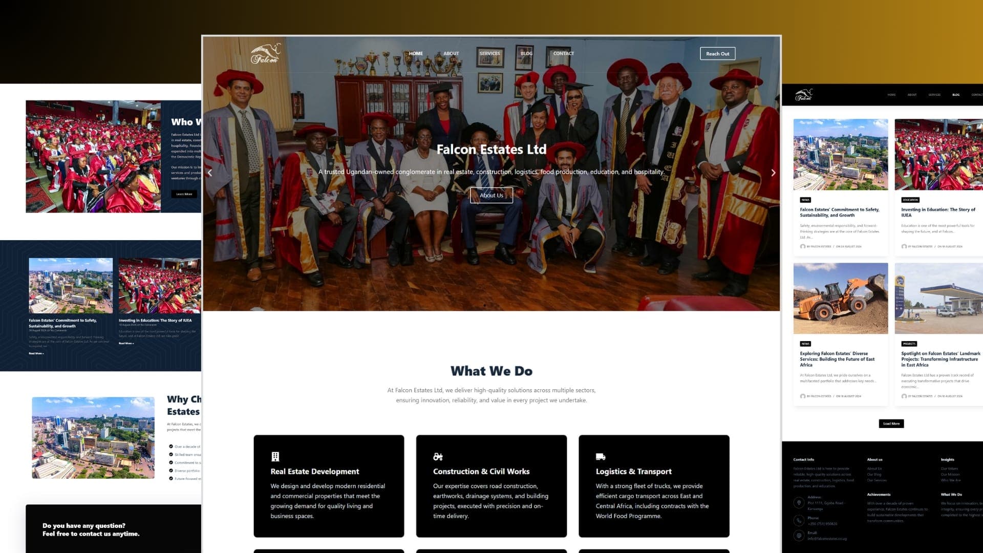 Falcon Estates Website – falconestates.co.ug