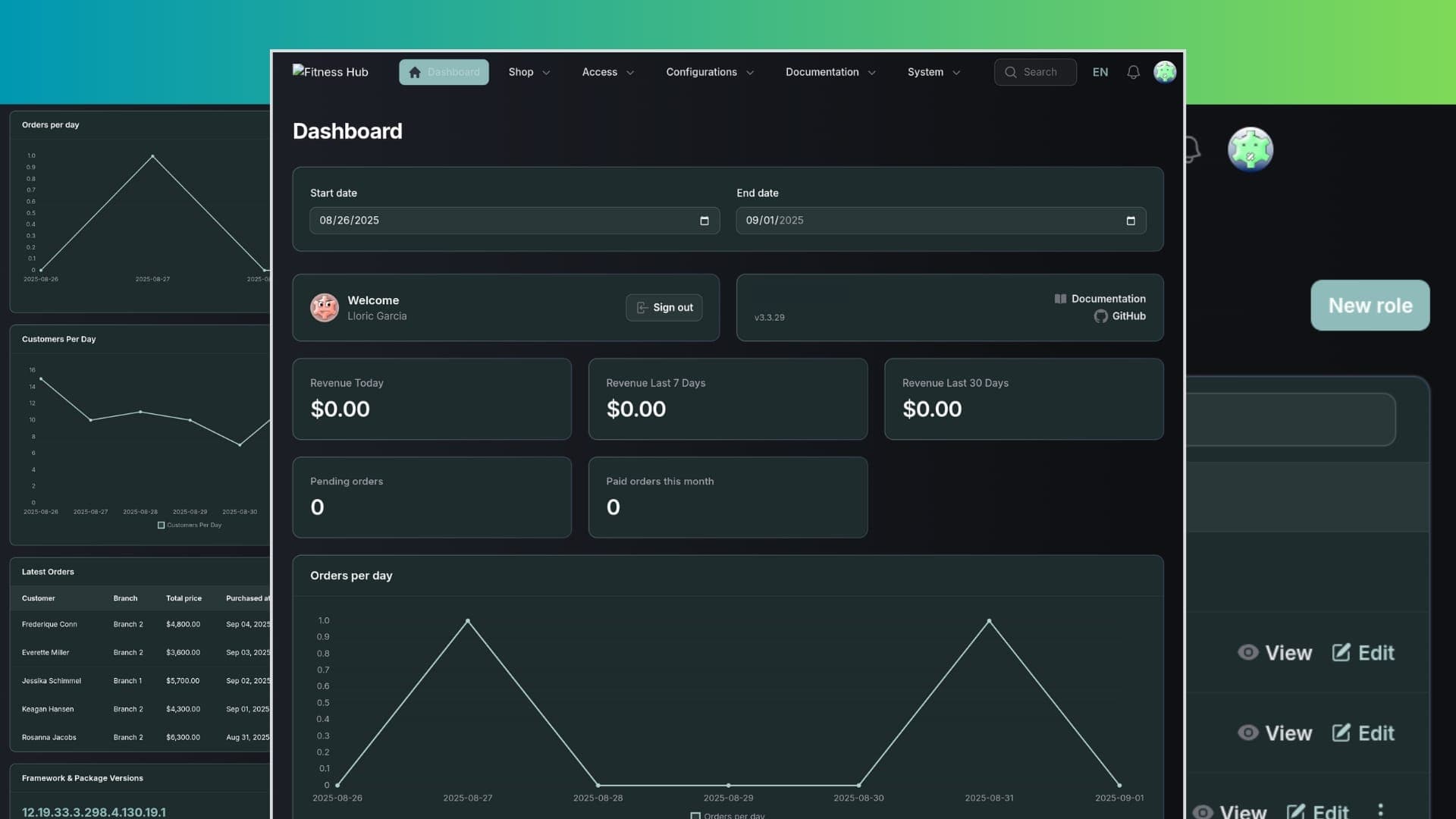 Gym Management System – Fitness Hub