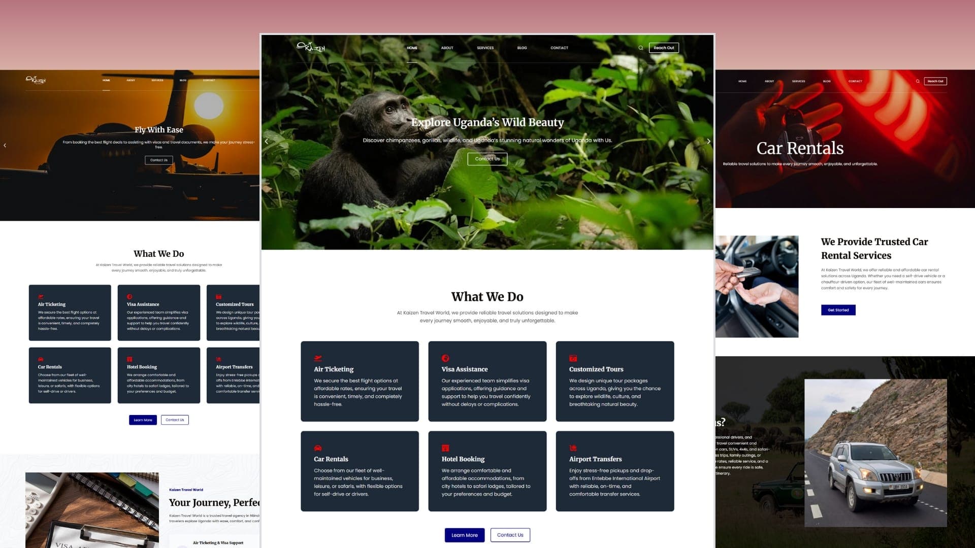 Kaizen Hospitality Website – kaizen.ug