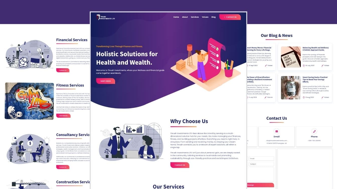 Thrush Investment Website – thrushinvestment.com